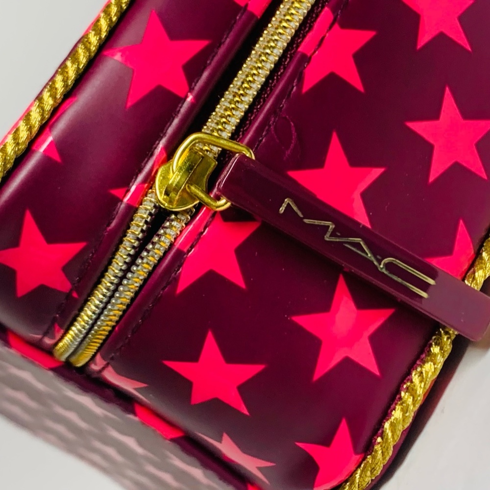 New Mac Nutcracker Makeup Bag Train Case - image 8